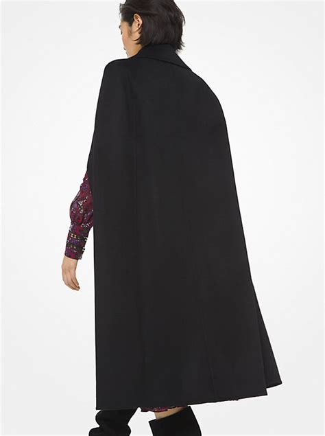 michael kors two tone cape|Double Face Wool Blend Cape .